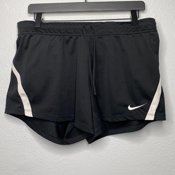 Nike Pants - Women Nike Black Dri Fit Training Shorts Large Athletic Shorts
